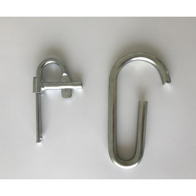 Stainless steel snap hook DIN5299 form C